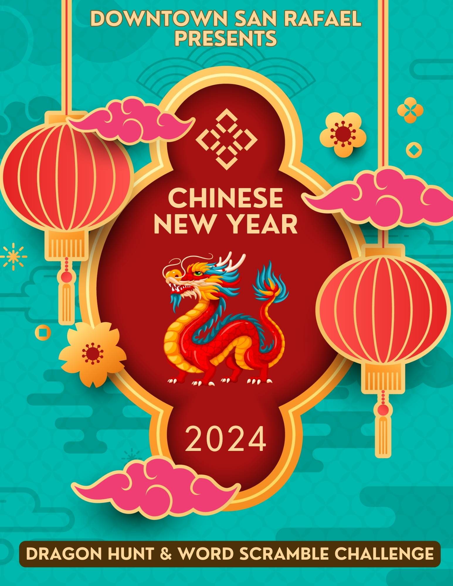 1st Annual Downtown San Rafael Chinese New Year Celebration Dragon Hunt
