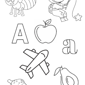 Coloring pages ABC